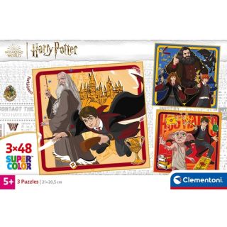 Puzzle 3x48 Pcs Clementoni-Harry Potter