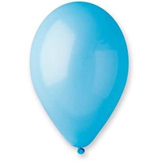 Sachet 100 ballons Bleu ciel 26cm