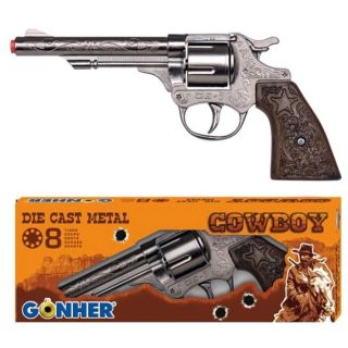 Revolver Cowboy Metal 8 cartouches-Gonher