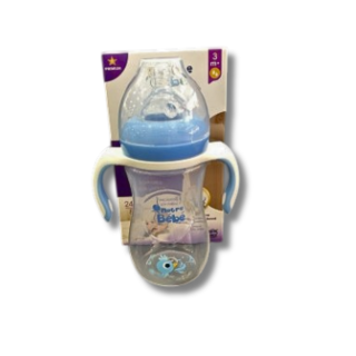Biberon Wide Neck 240Ml A Poignée 3 mois - Notre Bébé   