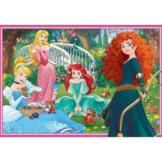 Puzzles 2x12p Dans le monde des princesses Disney 7620