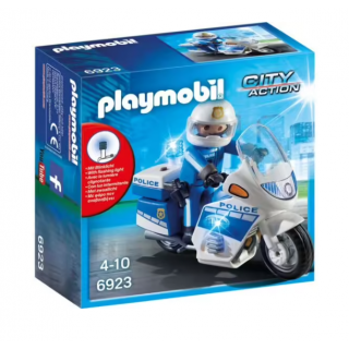 Moto de policier avec gyrophare - 6923 - Playmobil 