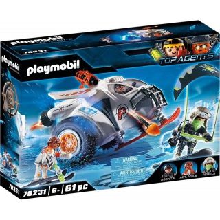 VÉHICULE DES NEIGES DE LA SPY TEAM PLAYMOBIL TOP AGENTS