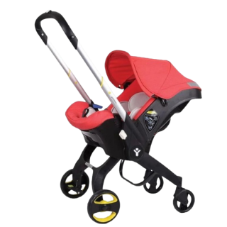 Poussette Siège-Auto 2in1 + Sac-Rouge