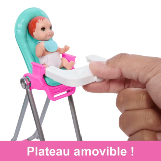 Coffret Poupée Babysitters Repas Bébé 