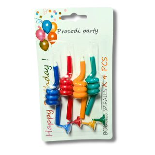 4 Bougies Spirales