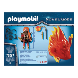 PLAYMOBIL Novelmore Navire de combat des Burnham Raiders