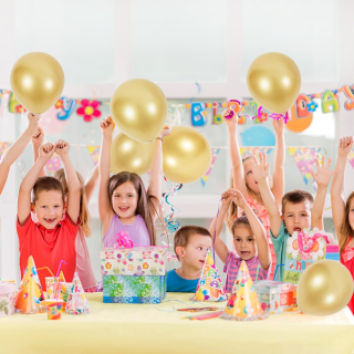 Sachet de 50 Ballons Doré