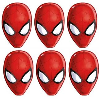 6 masques spiderman web warriors