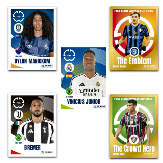 Pack 2 Boîtes Panini Club World Cup 2025 – 100 Pochettes (500 Stickers)