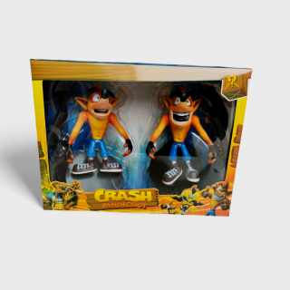 2 Figurines Crash Bandicoot 