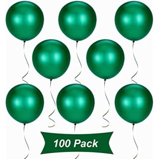 Sachet 100 ballons Vert 26 cm