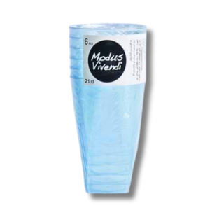 6 Gobelets "Modus Vivendi Turquois"