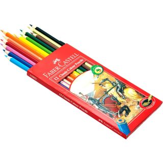 12 CRAYONS COULEUR TRI GRIP LONG