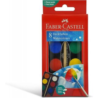  Boîte de peinture aquarelle 12 Couleurs Faber-Castell