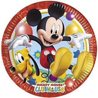 8 ASSIETTES MICKEY PLAYFUL