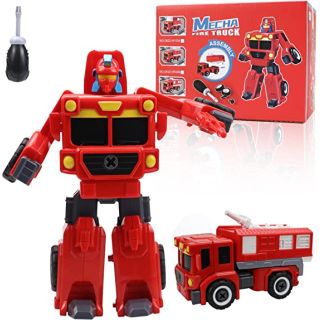 DIY ASSEMBLED DEFORMATION FIRE TRUCK