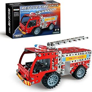 Construction en métal Camion Pompier