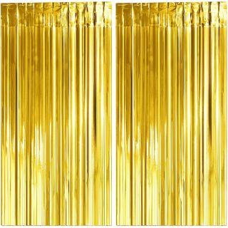 Rideau Metalise Dore