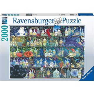 Ravensburger Puzzle 2000 pcs - L'étagère à potions / Zoe Sandler 16010