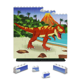 Puzzle Up XL T-Rex 84 pièces
