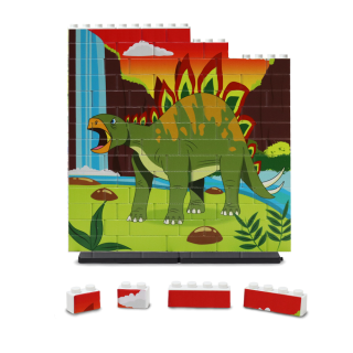Puzzle Up XL Stégosaure 84 pièces