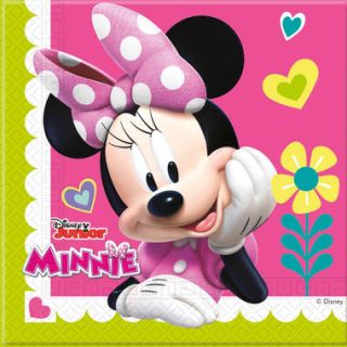 Serviette 2 plis 33x33 minnie - happy help