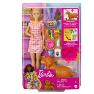 Mattel Barbie Naissance des Chiots