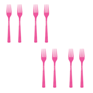 8 Fourchettes "Modus Vivendi  Fuchsia"