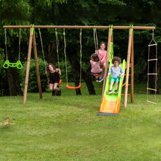 Portique En Bois Avec Poutre Métal OCTAVO - Trigano