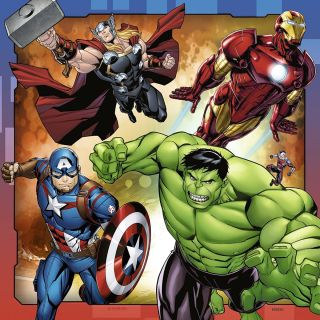 Ravensburger Puzzles 3x49p Les puissants Avengers Marvel 