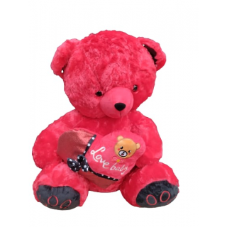 Peluche Ours Rouge