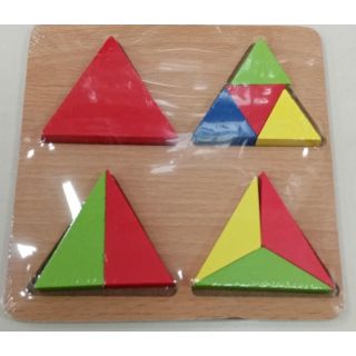 Formes Géométriques en Bois Triangle
