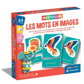 LES MOTS EN IMAGES - MONTESSORI - CLEMENTONI