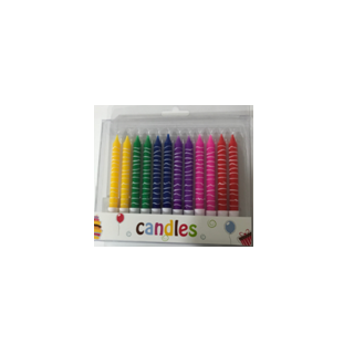 12 Bougies Multi Couleurs