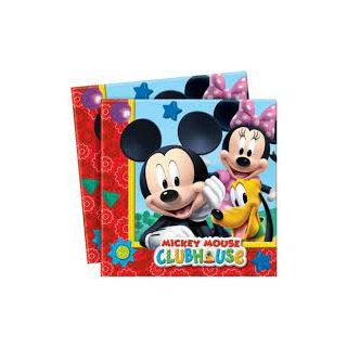 20 SERVIETTES PLAYFUL MICKEY