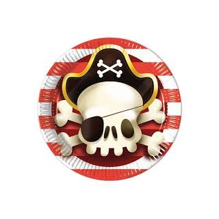 25X8 Assiette Diam. 23 Powerful Pirate 