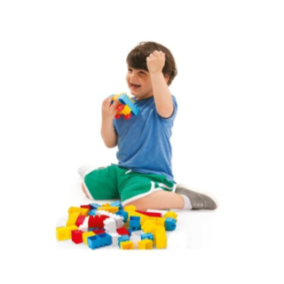 Color Blocks 56 Pieces - Dolu