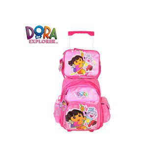 Cartable a roulette Dora Rose GM