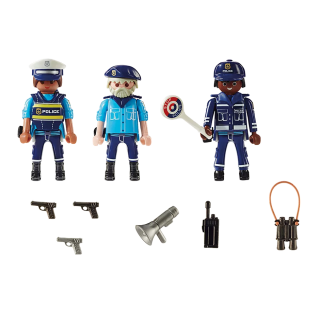 POLICE EQUIPE DE POLICIERS Playmobil