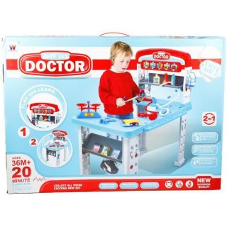 Table docteur avec outils médical 77 Pcs