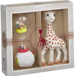 Coffret Sophie la girafe avec hochet