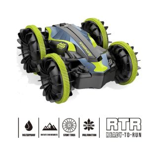 Amphibious Stunt Voiture R/C 360° 2.4GHZ-Vert