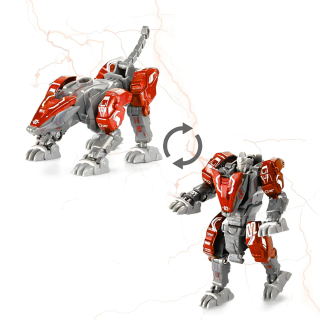 Animal transformable 4 en 1 -Rouge