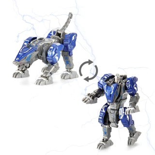 Animal transformable 4 en 1 - Vente Unitaire-Bleu