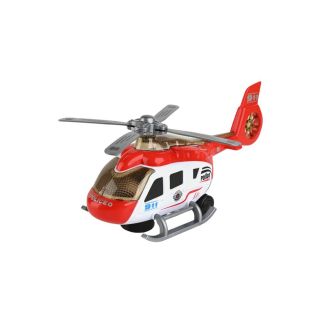 Avion de Police 360° Musical 991-Rouge