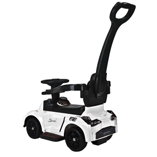 Baby Car Avec Canne -Blanc