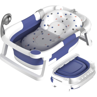 Baignoire Pliable Bleu 