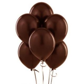 SACHET 100 BALLONS MARRON 