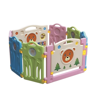 Barrière de sécurité Rose pour enfant 112*75*60 cm